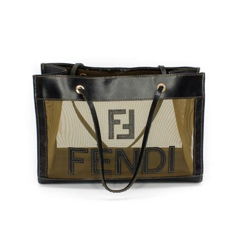 fendi mesh tote bag|fendi tote bag 2020.